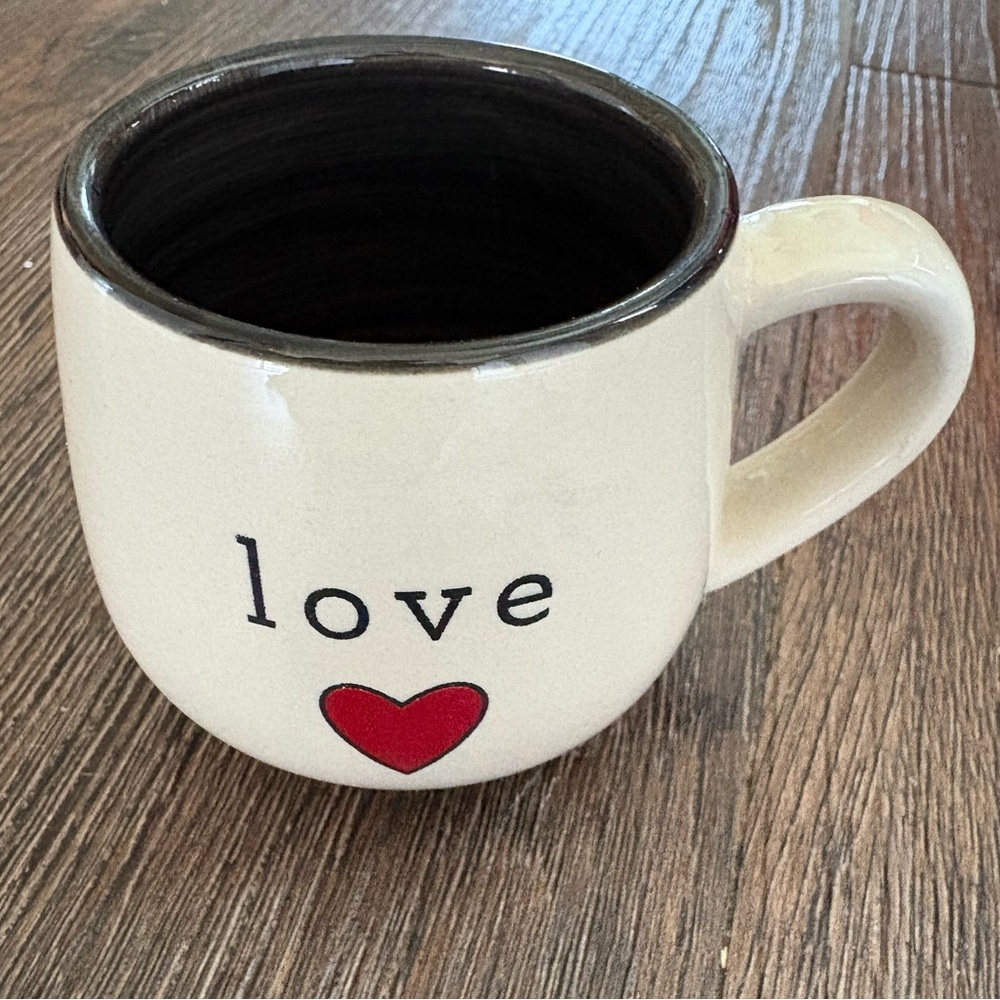 Like new DEMDACO LOVE ESPRESSO CUP MINI COFFEE MUG ORNAMENT.